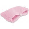Baby Nellys rukávnik Velvet 40 x 20cm svetlo ružová