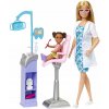 Mattel Barbie Povolanie herný set s bábikou - Zubárka blondínka DHB63