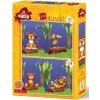 ART PUZZLE Puzzle Kamaráti v prírode 12+24 dielikov