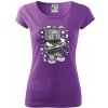 DJ meter - Dámske tričko Pure - 2XL ( Fialová )