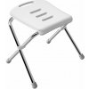 SPIRELLA Sedadlo do sprchy SITZ, skladacie, biele, chrómovaná oceľ, 47 cm, do 130 kg