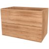 Mereo, Mereo Aira, kúpeľňová skrinka 61 cm, Multidecor, Dub Riviera mountain, MER-CN790SDMON
