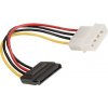 Kábel napájací interný 5,25 Molex M na SATA F