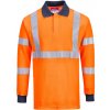 Portwest FR76 RIS Nehorľavá polokošeľa oranžová 3XL