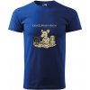 Handel Tričko - Kancelárska krysa Farba: kráľovská modrá, Veľkosť: 2XL, Strih oblečenia: pánsky