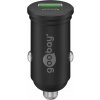 Goobay Duálna USB rýchlonabíjačka do auta USB-A, USB-C™ PD (Power Delivery) (45 W), čierna - 45 W (12/24 V)