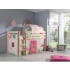 Vipack Detská poschodová posteľ z masívu pre dievčatá Pino