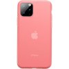 Baseus silikónový transparentný kryt pre iPhone 11 Pro Max – červený - možnosť vrátiť tovar ZADARMO do 30tich dní