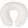 KikkaBoo Cestovný vankúšik z pamäťovej peny Airknit White