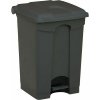 Plastový odpadkový kôš Manutan Expert, objem 70 l, šedý