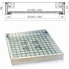 Poklop hliníkový pre zadláždenie H60 - 800x800 - nosnosť do 12,5 t