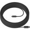 Logitech 939-001799 USB kábel USB 3.2 Gen 2 (3.1 Gen 2) 10 m USB A USB C 10 Gbit/s Grafit (939-001799)