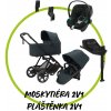 Akčný set Thule Charm 2-in-1 darkest blue + Cybex + univerzálne príslušenstvo