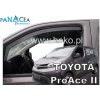 Deflektory - Protiprievanové plexi Toyota ProAce II 4D od 2016