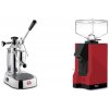 La Pavoni Europiccola Lusso + Eureka Mignon Silenzio, BL ferrari red