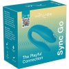 We-Vibe Sync Go (Turquoise), parný vibrátor s aplikáciou