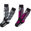 Detské lyžiarske ponožky Rossignol, JR THERMOTECH 2P X3 čierna,ružová, XXS
