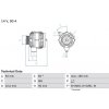 BOSCH Alternátor 0986040180