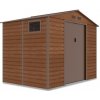 Letoss Záhradný domček MONTREAL 9x8 WALNUT