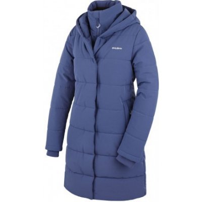 Husky Normy faded blue (tlumená modrá) dámský zimní voděodolný kabát s kapucí 10000 L