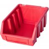 Ergobox Plastový box 2 7,5 x 16,1 x 11,6 cm, červený