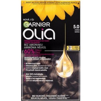 Garnier Olia 5.0 hnedá farba na vlasy