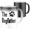 Magický keramický hrnček s potlačou The Dogfather