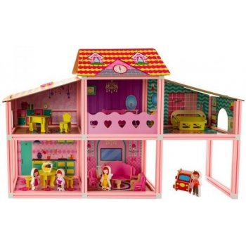 Euro Baby Ružový domček pre bábiky