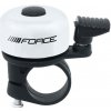 Force MINI Fe/plast 22,2 mm paličkový, biely zvonček (VÝPREDAJ)