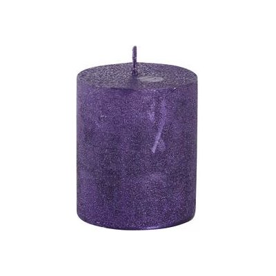 Provence Rustikálna sviečka 7cm fialová
