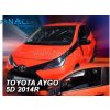 Deflektory - protiprievanové plexi Toyota Aygo II 5D od 2014