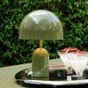 Tom Dixon Bell Stolová LED lampa, machovo zelená, 28 cm - BEPO01MOUN