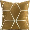 Zamatová dekoračná obliečka na vankúš BLINK28 45x45cm - zlatá