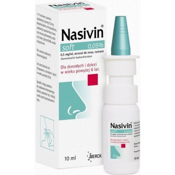 Nasivin Soft 0,05% aer.nao.1 x 10 ml