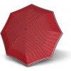 DERBY Hit Lang Automatic Starlet - dámský holový vystřelovací deštník červená 77265PS01