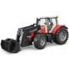 Bruder 3047 Traktor Massey Ferguson 7600 s čelným nakladačom