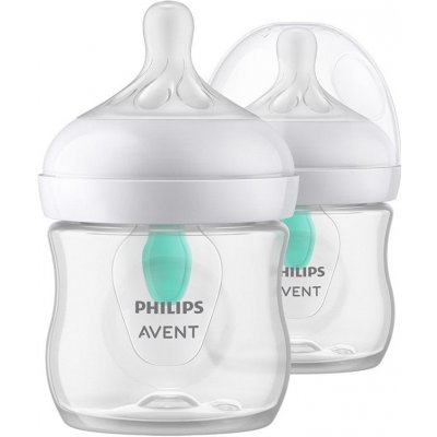 Philips Avent Fľaša Natural Response s ventilom AirFree 125 ml, 0m+, 2 ks