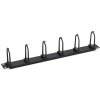 Organizér káblov Triton RAX-VP-X11-A1 - 19'' vyväzovací panel 1U, 6x háčik veľký, čierny (321011)