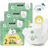 Moomin Baby 2 Newborn 3–6 kg (168 ks), mesačné balenie eko plienok