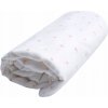 Motherhood Plienka mušelínová BIO XXL Pink Dots 130 x 130