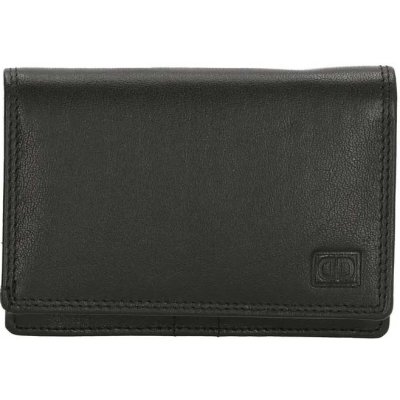 praktická kožená peňaženka Collect čierna