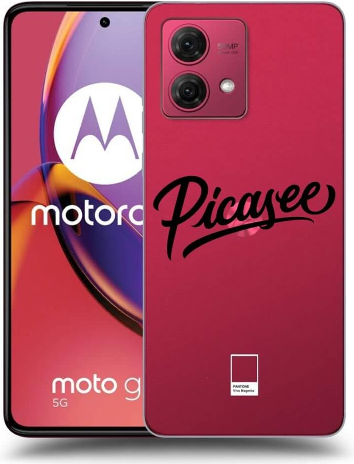 Picasee silikónové Motorola Moto G84 5G - Picasee - black čiré