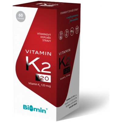 Biomin Vitamín K2 120 mcg 60 kapsúl