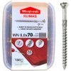 Klimas Wkret-Met A2 5x70mm - 100ks - Nerezové skrutky /vruty (Terasové), WN