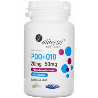Aliness PQQ MGCPQQ 20 mg Q10 50 mg 60 kapsúl