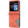 Kryt Rhombus hnedý – Samsung Galaxy Z Flip 5