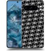 Picasee silikónový čierny obal pre Google Pixel 8 Pro - Separ - White On Black 2