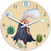 ModernClock Detské nástenné hodiny Ami Sopka 30 cm viacfarebné