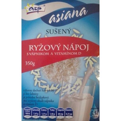 ASP Instantný ryžový nápoj s vápnikom a vitamínom D 350 g