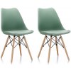 Aga 2x Jedálenská stolička MR2035 Zelená